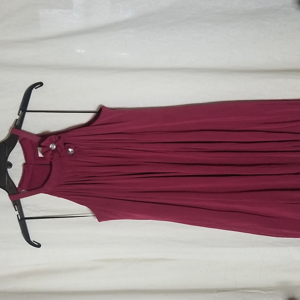 Sagria petite dress pleated and bubble like bottom sz. 4p